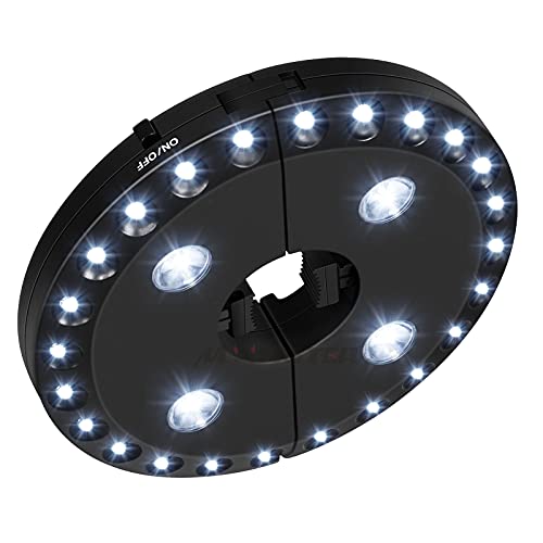 Simple Deluxe Patio Umbrella 3 Brightness Modes Cordless 28 Led Clip Clamp Pole Lighting At 200 Lumens Camping Tent Yard Garden Lawn Cantilever Pool #TOP5