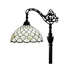 Amora Lighting AM121FL12 Tiffany Style Jewel Reading Lamp Adjustable Shade 62