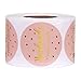WRAPAHOLIC Handmade Business Gift Sticker - Pink with Gold Foil Sticker for Shopping Small Shop Handmade - 2 x 2 Inch 500 Total Labels