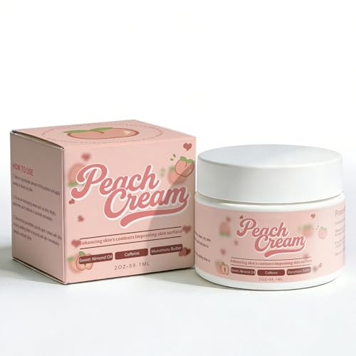 EdenEdges Peach Firming Body Cream | Skin Tightening Lotion Support for Sagging Skin & Cellulite Appearance | Hydrates & Moisturizing Legs, Thighs, Belly, Arms | Fast-Absorbing, Non-Greasy Formula