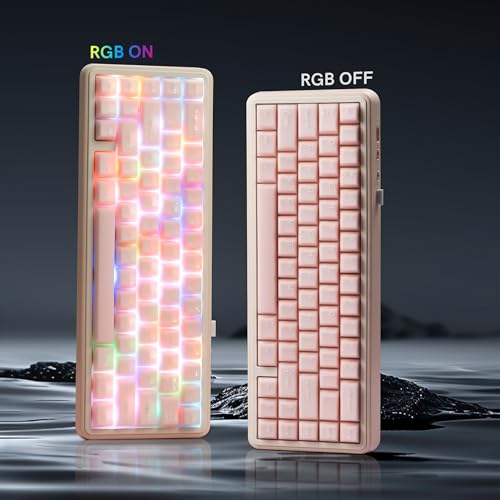 Image of dagaladoo Pink Keyboard keycaps,Double Shot PBT keycaps Jade