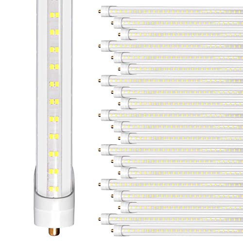 ONLYLUX 8ft LED Bulbs (20 Pack) 45W 6000lm 6500K Super Bright