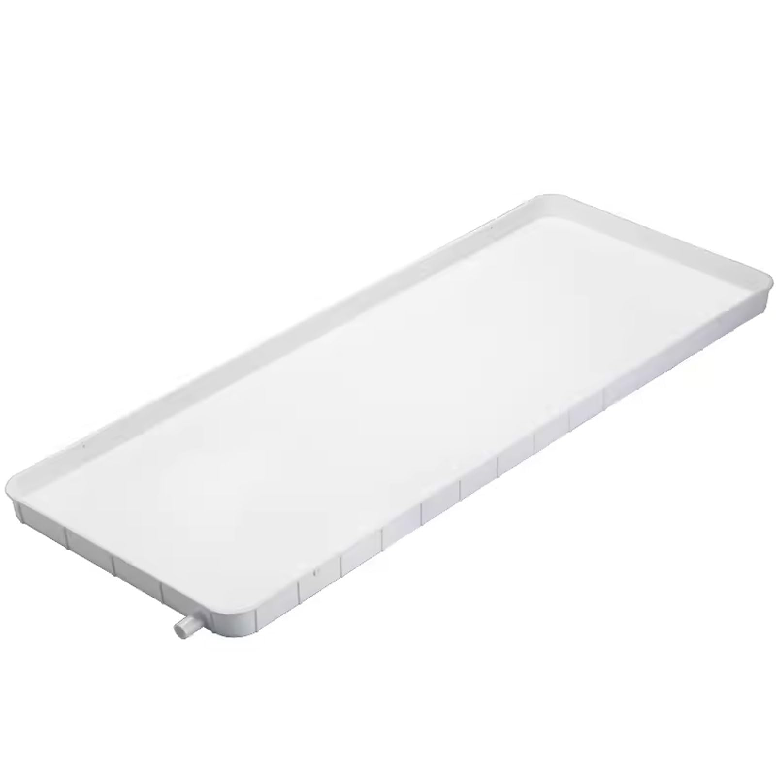 Raccogli Condensa Condizionatore con Foro di Uscita Dells'acqua per Sistemi A Pompa di Calore Condizionatori d'Aria Universali Split Vassoio di Raccolta in PP5(81.5 * 33 * 3CM)