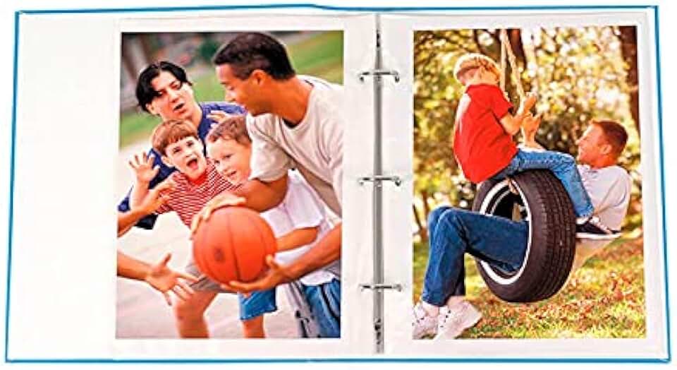 Refil para Álbum de Fotos 15x21cm - Plástico Cristal com Fundo Branco - R6