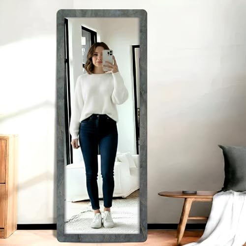 Image of Creative Arts n Frames 15x51 inch Marble Golden Finish Long MDF Wood Wall Hanging Mount HD Mirror Home Decor Items Living Room Bathroom Bedroom Hotel Office (Marble Golden Finish Color HD Mirror)