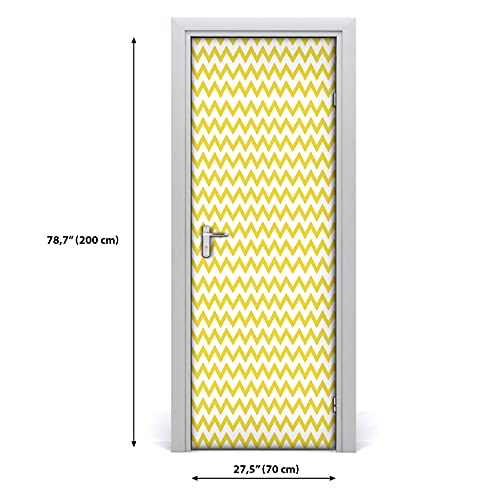 Autocollant de porte imperméable papier peint lavable Magic-Stick - 3