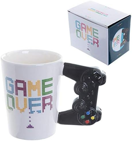 Puckator Game Controller Handle Mug, Ceramic, Mixed, Height 11cm Width 14.5cm Depth 8.5cm