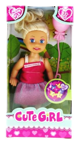 Pembe Balonlu Sarışın Mini Bebek