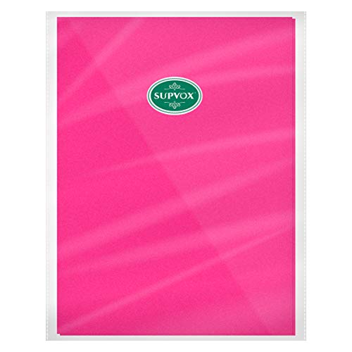 SUPVOX Papel de cartão colorido, 21 x 28 cm, 100 folhas, 20 cores, kit clássico de cartolina para in