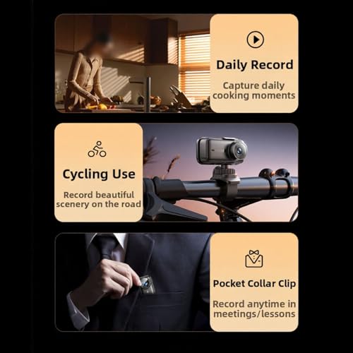 Caméra d'action HD avec stabilisation d'image pour vlogging net - 6