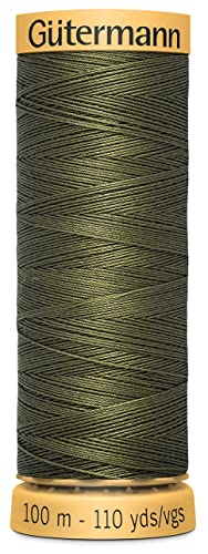 Hilo de algodón natural 110 yards bronce miniatura 1