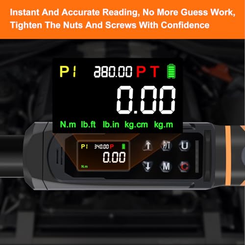 Uharbour Digital Torque Wrench Combo Kit