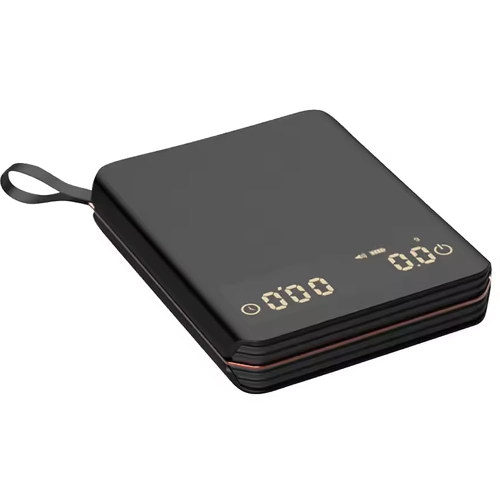 CTRLZS High- 2kg/0.1g Accuracy Digital Coffee Scale Portable Rechargeable Kitchen Scale with Timer Coffee Accessories