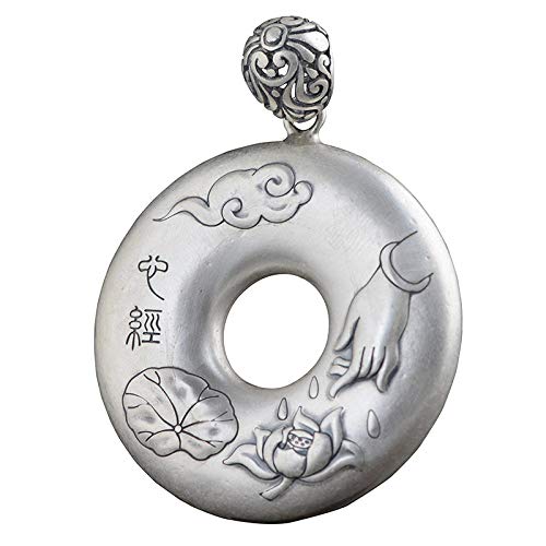 Collier bergamote gravé argent S925 cadeau anniversaire unisexe