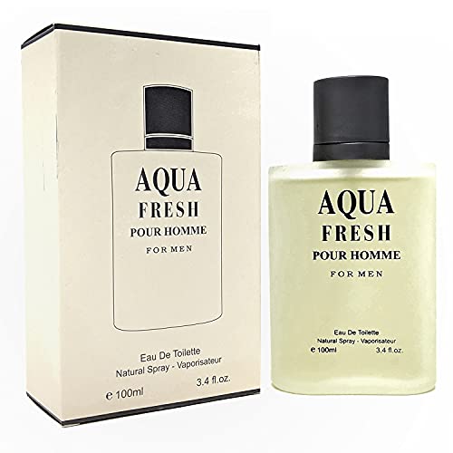 Meta-Bosem Aqua Fresh Cologne For Men, Eau De Toilette Natural Spray, Wonderful Gift, Masculine Scent, Casual And Formal Use, For All Skin Types, 3.4 Fluid Ounce/100 Ml #TOP4