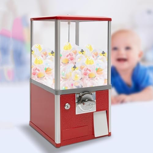 Large Capacity Gumball Machine for Business - Commercial Vending Dispenser for Capsule Toys & Prizes, Perfect for Game Retail Stores & Entertainment Venues