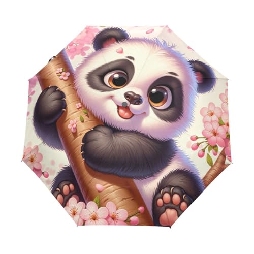 Parapluie pour sac à dos rose panda GAIREG idéal trajets quotidiens