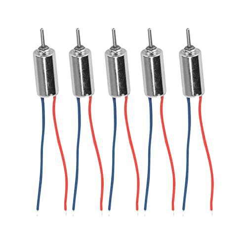 Motor Coreless, 5 Peças Dc 4.5v 0.12a 0.12w 32250rpm Micro Motor Coreless 4mm X 8mm para Brinquedos