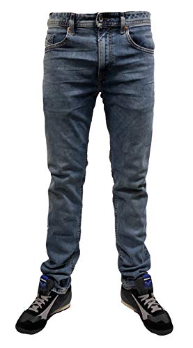 Diesel Pantalones vaqueros ajustados para hombre Thommer Azul (Blau 01) 27W x 32L