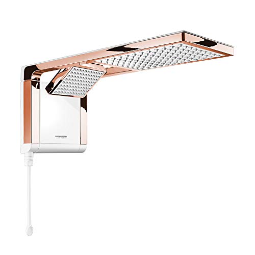 CHUVEIRO LORENZETTI ACQUA DUO BRANCO/ROSE GOLD 220V/6800W