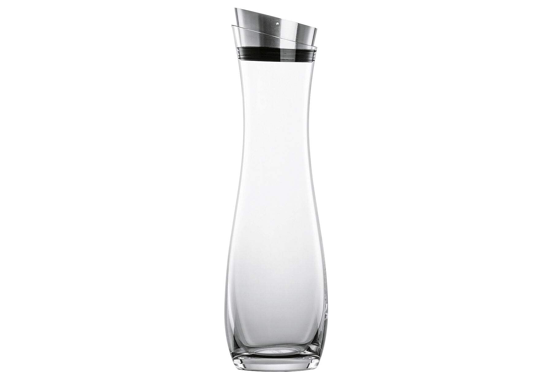 SCHOTT ZWIESEL Caraffa con coperchio basculante Fresca, caraffa in vetro da 1 litro per diverse bevande fredde, vetro lavabile in lavastoviglie (Art. n. 123687)