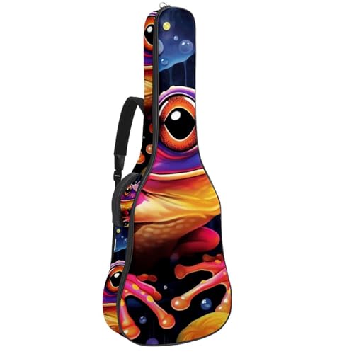 Sac pour guitare acoustique 40-42 pouces étanche motif grenouille