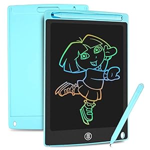 HOMESTEC Colourful LCD Writing Tablet,8.5 inch Drawing Board Graphic Tablet Lock-Key Handwriting Doodle Drawing Pad Kids…