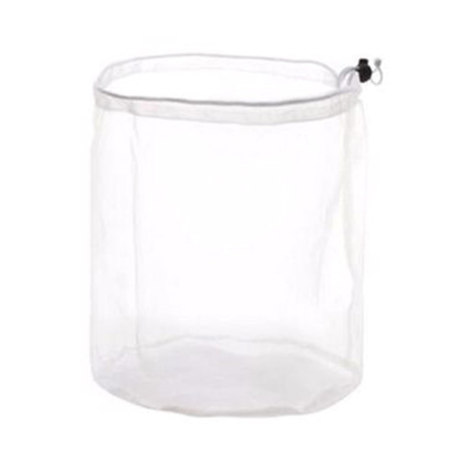 Ulafbwur White Polyester Clothes Anti-Tangle Anti-Deformation Washing Machine Mesh Drawstring Laundry Bag