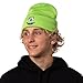 NEFF Monsters Inc. Mike Wazowski Embroidered Face Fold Cuff Adult Beanie OSFM Green