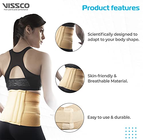 Image of Vissco Sacro Lumbar Back Belt - Medium (12-inch)
