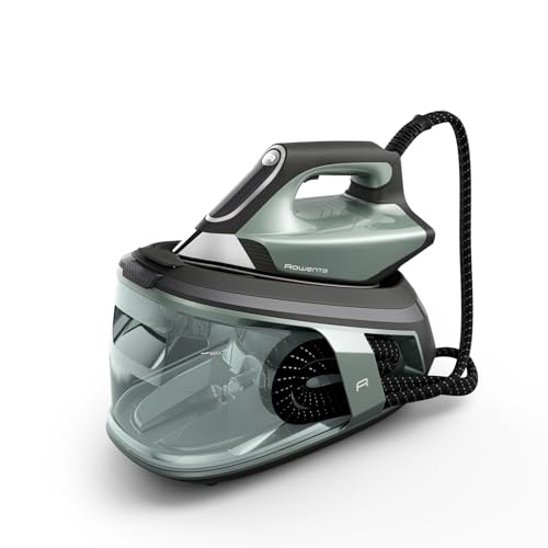 Rowenta Force Pro 500, Centro de planchado, golpe de vapor de 600 g/minuto, 8 bares, tecnología Quicksteam, ahorra energía Centro de planchado VR9042F0