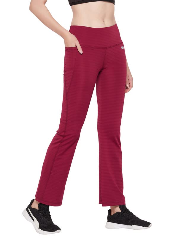 Image of Clovia Women's Slim Fit Mid Rise Pants