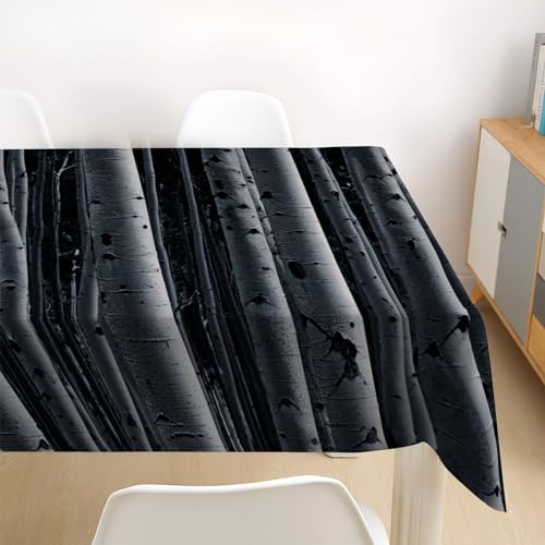 Nappe rectangulaire lavable forêt 2 pièces imperméable table basse 120x160 - 5