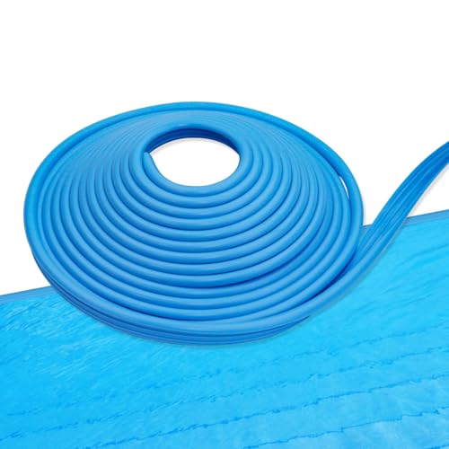 MIYOLO 120ft Pool Liner Lock for In-Ground and Above Ground Pools Roll Swimming Pool Liner Bead Lock Blue