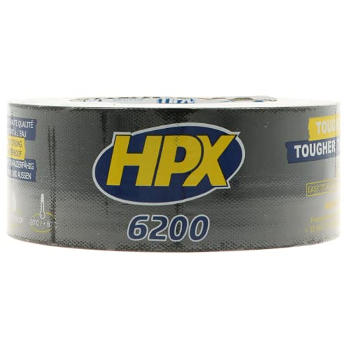 Image of 441158 6200 Duct Tape, 50 mm x 25 m, Black