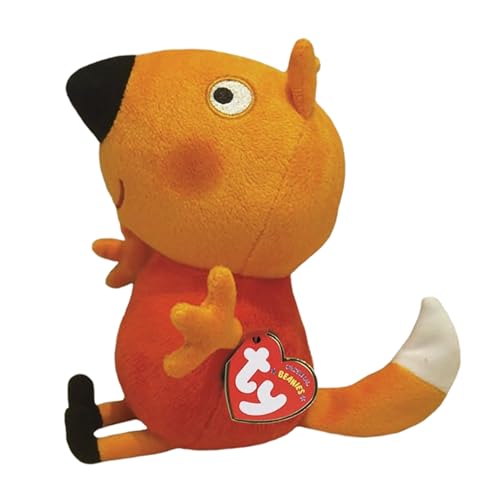 TY Peppa Pig   Peluche de Freddy Fox, Peluche Suave para niños, Peluches coleccionables