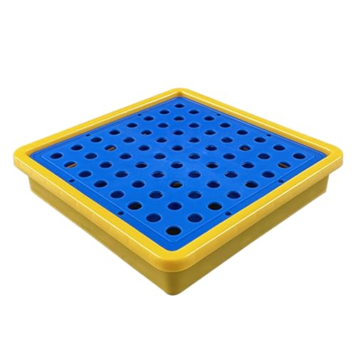 Plateau de rétention en polyéthylène antiglisse pour seaux