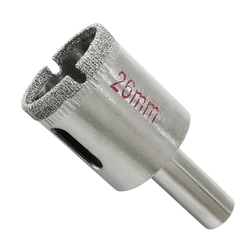 Image of Luomorgo 2Pcs 26mm Diamond Hole Saw Diamond Drill Bits | 1.1 Inch Cutting Depth, For Glass Ceramic Marble, For Porcelain Tile Granite, For Quartz Gemstone