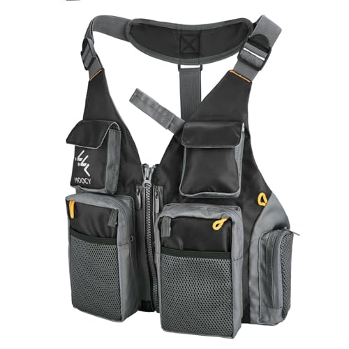 Image of Fly Fishing Vest, Multi Pockets Jacket Fishing Vest for Men, Women