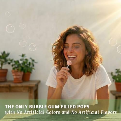 Tree Hugger Bubble Gum Filled Pops Display Box, Great for Big Fun, 48 Count
