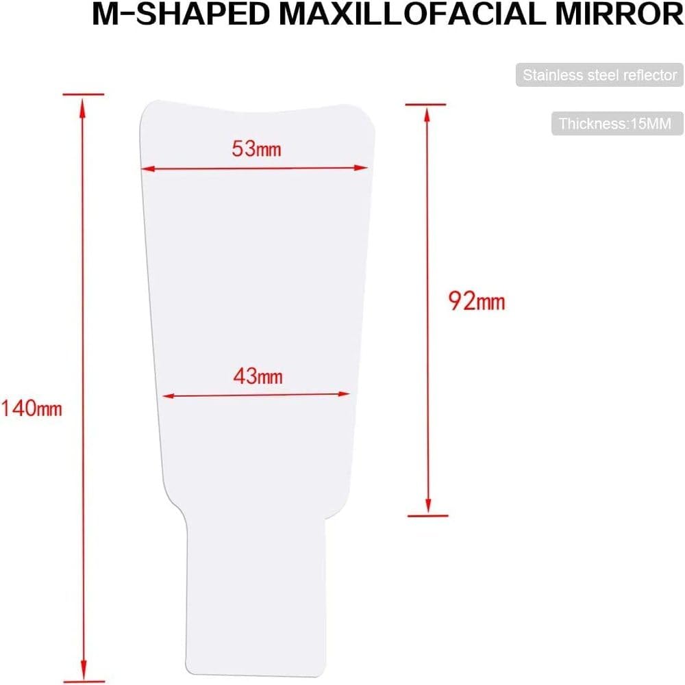 Zahnspiegel, LED-Kieferorthopädie-Spiegel Dental Doppelseitiger Reflektor, Anti-Fog-Zahnspiegel mit Licht, mit Griff, Zahnarzt-Mundpflege-Werkzeug