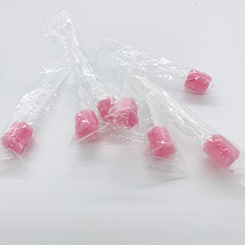 Wellgler's Oral Care Swabs - Disposable Mouth Cleaning Spong swabs (250count, Pink) - Thumbnail 2