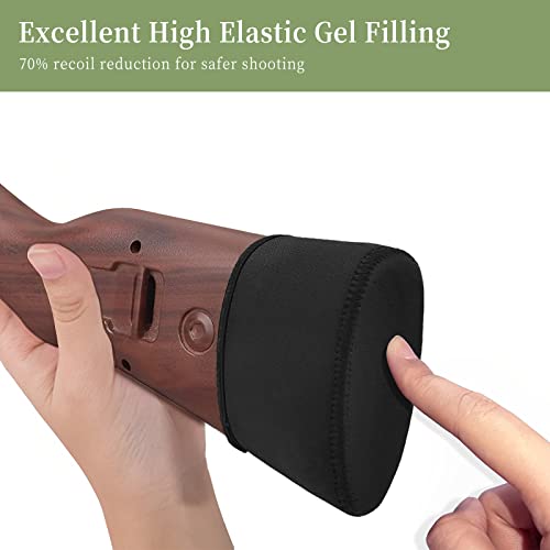 Chengqism Slip-On Recoil Pad For Shotgun With Rubber Filled, Anti Slip Recoil Reducing Pads Fit For Most Models, Shooting And Hunting Accessories, 1 Pack #TOP3
