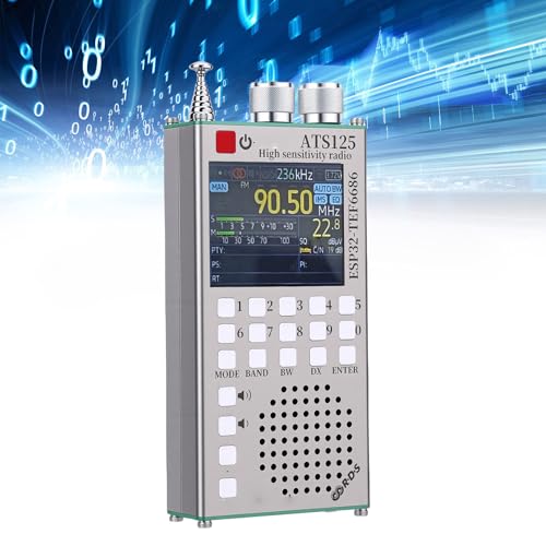 Radio portátil FM ciciglow con Bluetooth y pantalla táctil miniatura 5