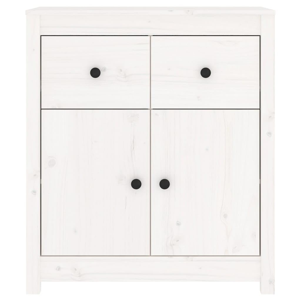 vidaXL Dressoir Hill 79x40x80 cm massief grenenhout grijs