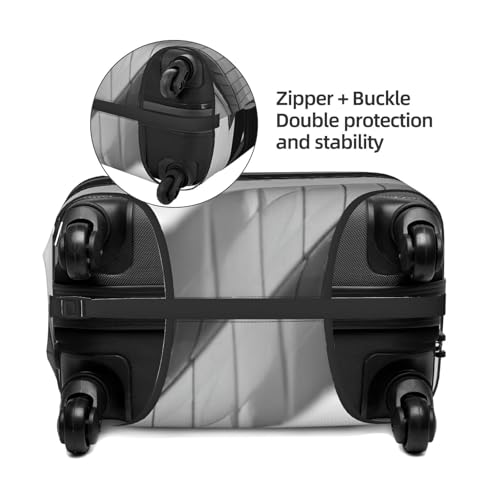 Piano Keyboard Travel Luggage Cover Fits 18-32 Inch Luggage, Elastic Suitcase Cover Protector with Concealed Zipper for Wheeled Suitcase Tsa Approved4