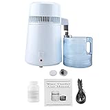 𝐑𝐞𝐠𝐚𝐥𝐨 𝐝𝐞 𝐍𝐚𝒗𝐢𝐝𝐚𝐝 Purificador de agua para hacer agua limpia, destilador de agua 4L Máquina de destilación eléctrica de agua pura para encimera doméstica(ENCHUFE DE ESTADOS UNIDOS)
