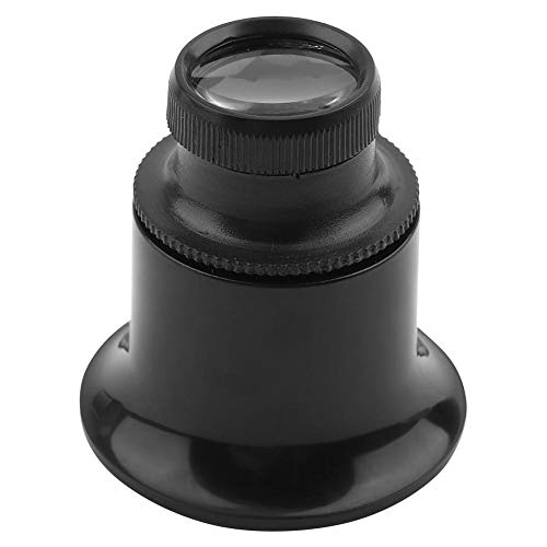 Jewelry Glasses Magnifier,Loupe Magnifier 20x Jewelers Loupes Magnifier Portable Lens Jewelries Loupes Tool Eye Loupe for Jewelry Coins Gems Stamps
