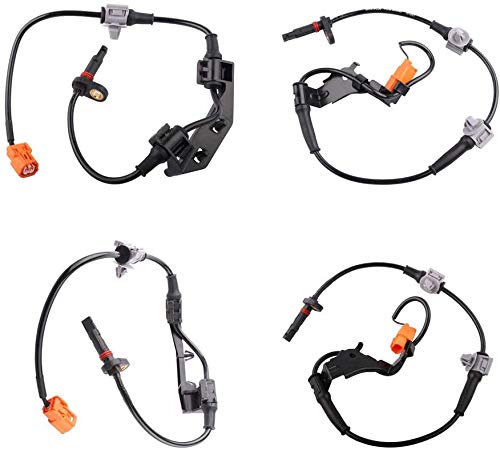 MOSTPLUS 57475S9A013 4Pcs ABS Wheel Speed Sensor Rear Front Compatible for 2002 2003 2004 2005 2006 Honda CRV Sprots Utility 4-Door L4 2.4L
