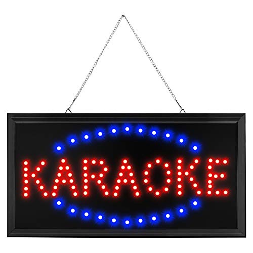 Chenxi Led Karaoke Neon Sign New 48X25 Cm Indoor Ultra Bright Flashing Customed Karaoke Store Led Sign (48 X 25 Cm, B) #TOP3
